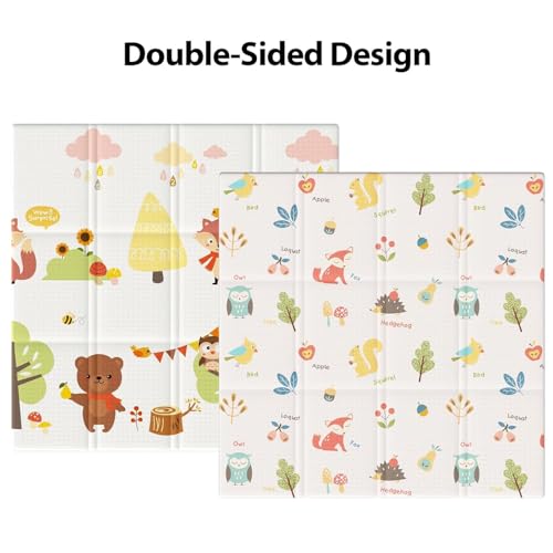 Foldable Foam Play Mat for Babies Toddlers and Kids