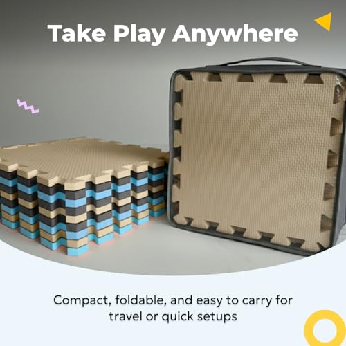 Interlocking Foam Play Mat Tiles for Babies and Kids