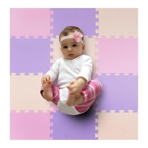 Interlocking Foam Play Mat Tiles for Babies and Kids