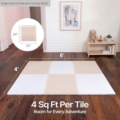 Extra Large Foam Play Mat Tiles for Kids and Babies