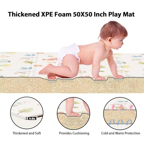 Foldable Foam Play Mat for Babies Toddlers and Kids