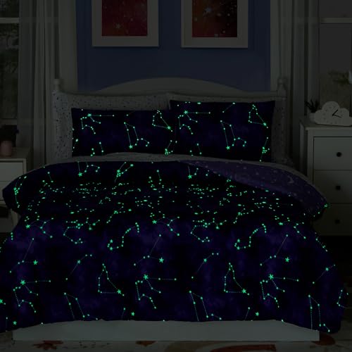 Glow-in-the-Dark Comforter Bedding Set