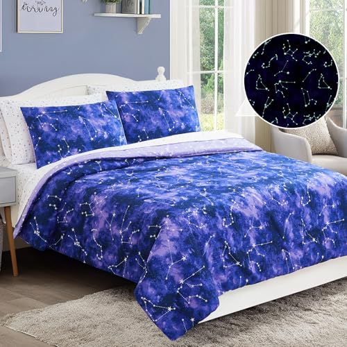 Glow-in-the-Dark Comforter Bedding Set