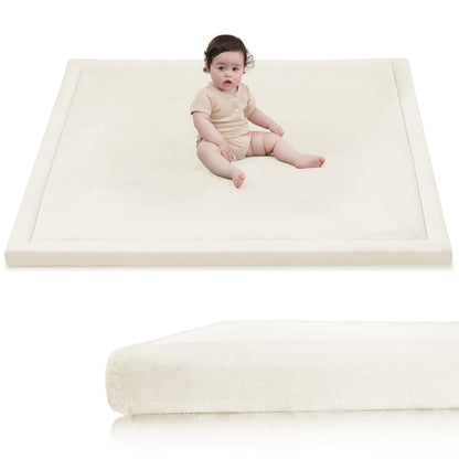 Extra Thick Memory Foam Baby Play Mat for Floor