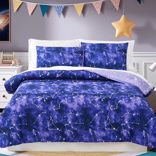 Glow-in-the-Dark Comforter Bedding Set