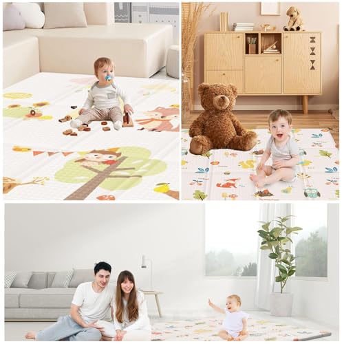 Foldable Foam Play Mat for Babies Toddlers and Kids