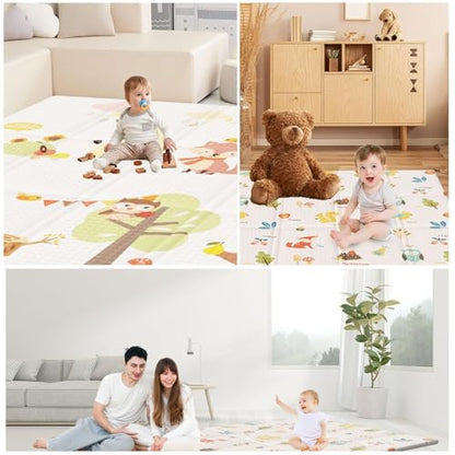Foldable Foam Play Mat for Babies Toddlers and Kids