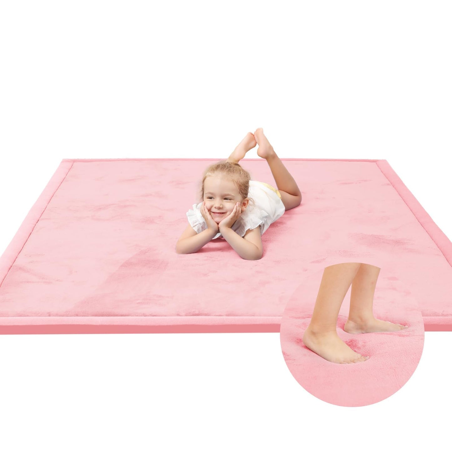 Extra Thick Memory Foam Baby Play Mat for Floor