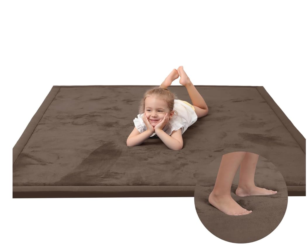 Extra Thick Memory Foam Baby Play Mat for Floor