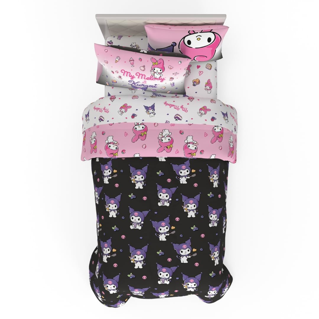 Franco Sanrio and Kawaii Comforter and Sheet Set