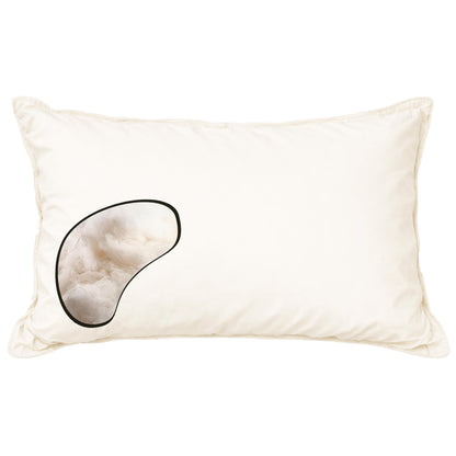 Organic Cotton Bed Pillow with Certified Cover