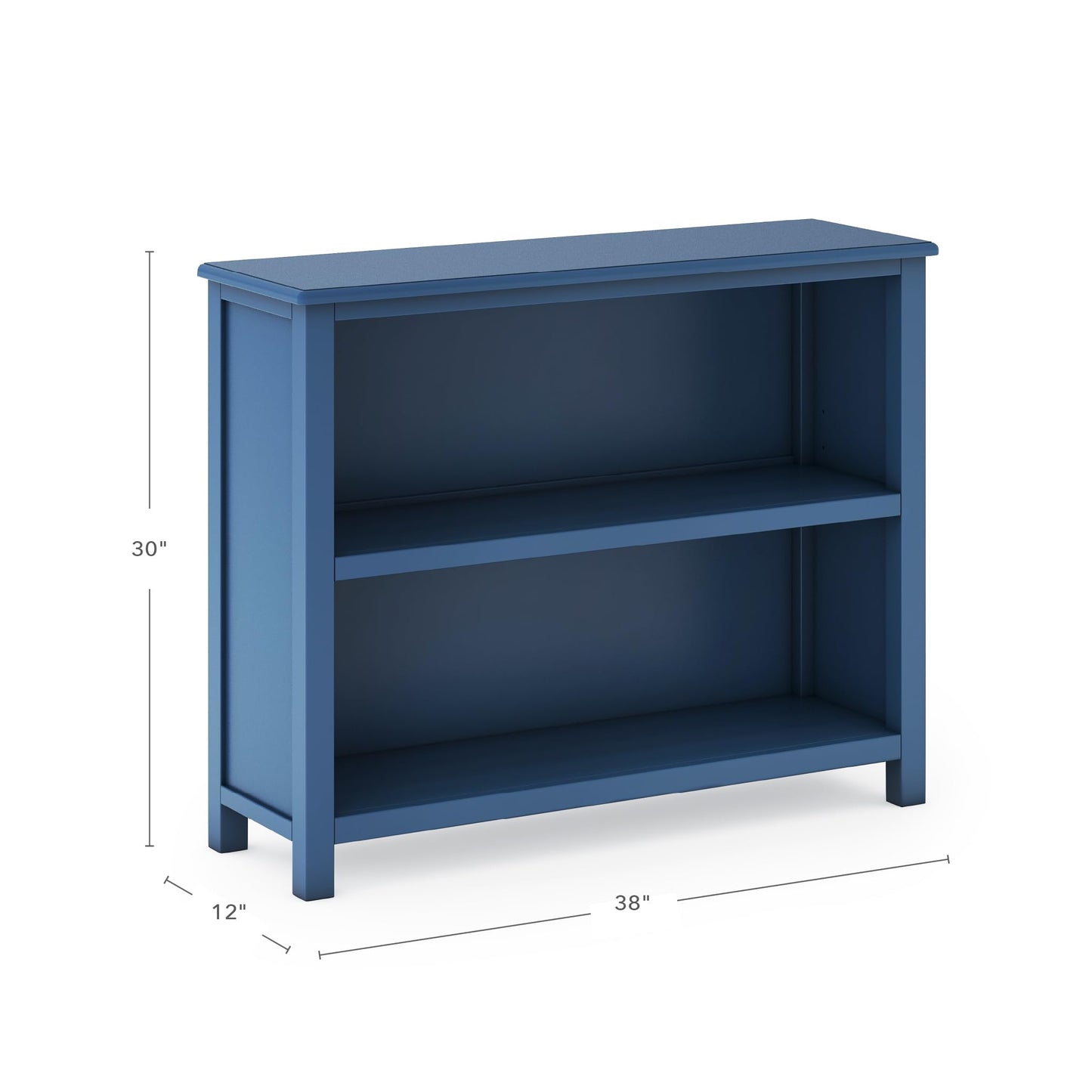 Wooden Kids Bookcase with Toy Storage Shelves