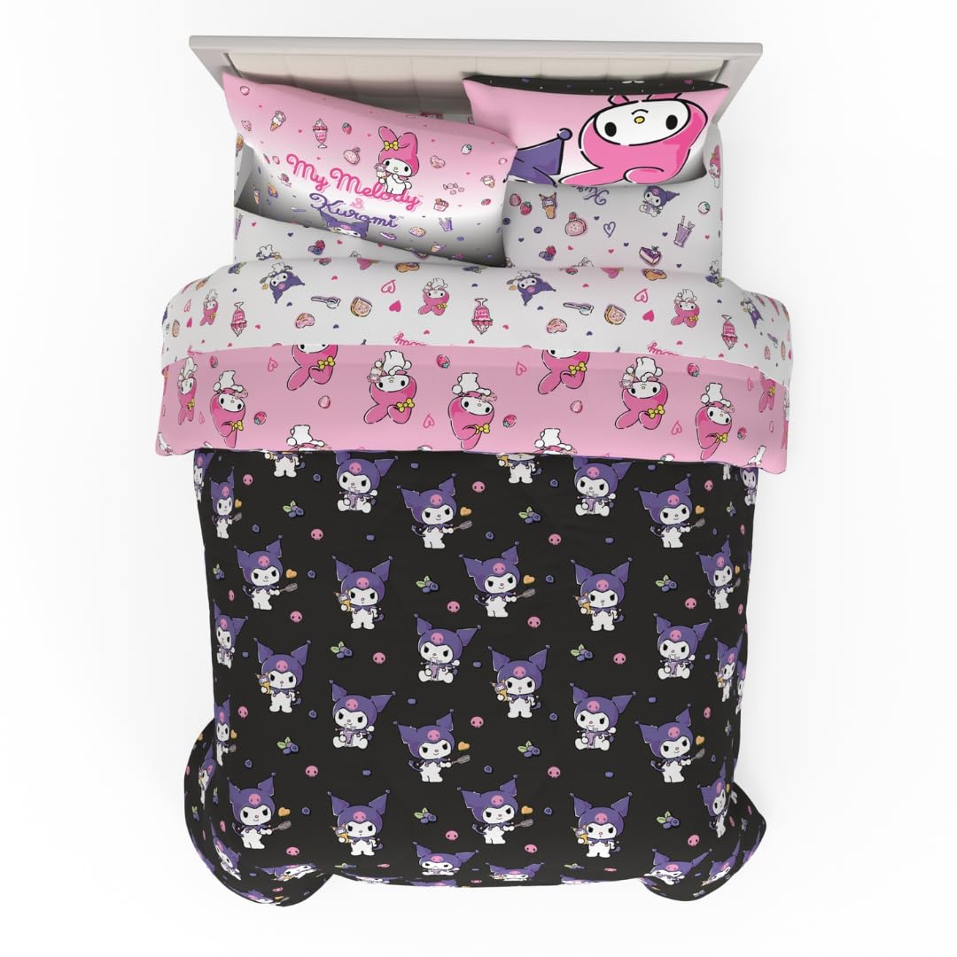 Franco Sanrio and Kawaii Comforter and Sheet Set
