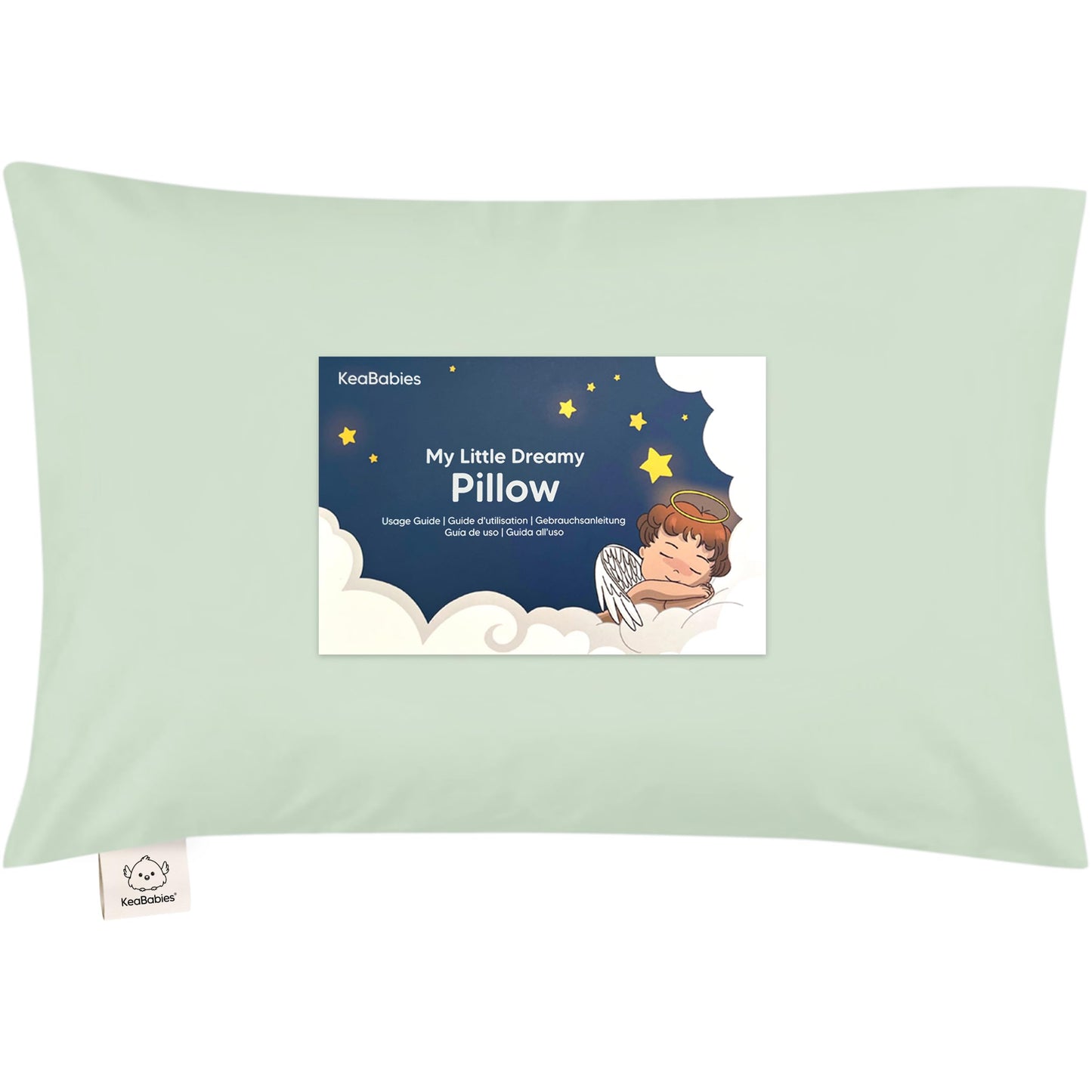 Organic Cotton Toddler Pillow with Pillowcase