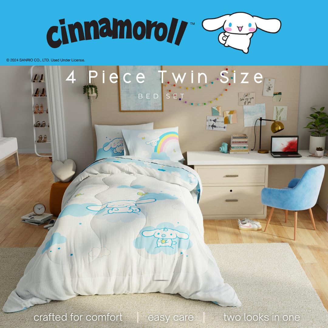 Franco Sanrio and Kawaii Comforter and Sheet Set