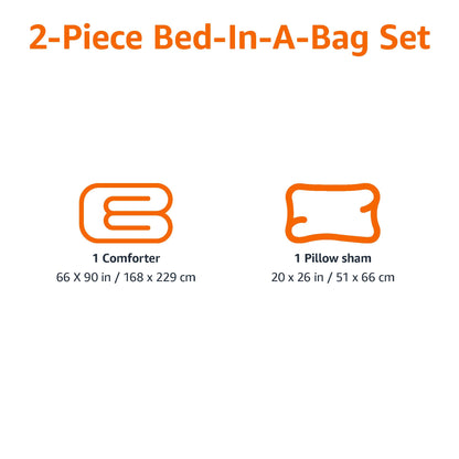 Microfiber Comforter and Pillow Sham Set