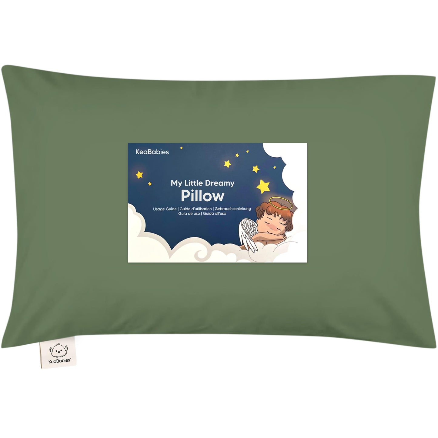 Organic Cotton Toddler Pillow with Pillowcase