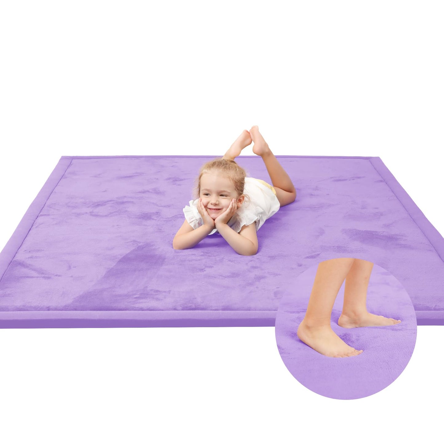 Extra Thick Memory Foam Baby Play Mat for Floor