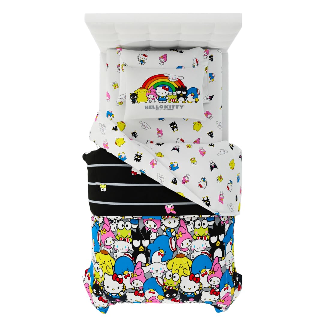 Franco Sanrio and Kawaii Comforter and Sheet Set