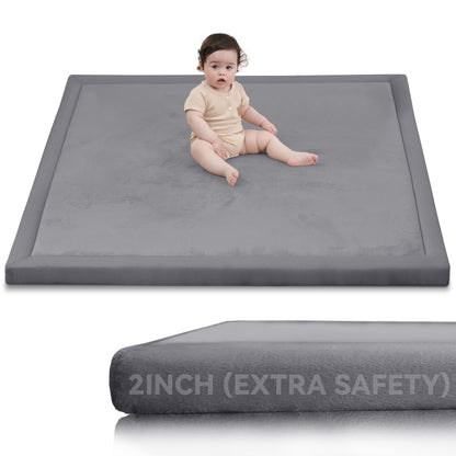 Extra Thick Memory Foam Baby Play Mat for Floor