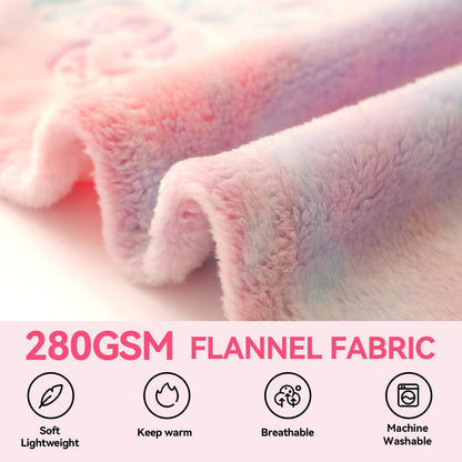 Glow-in-the-Dark Butterfly Blanket for Kids
