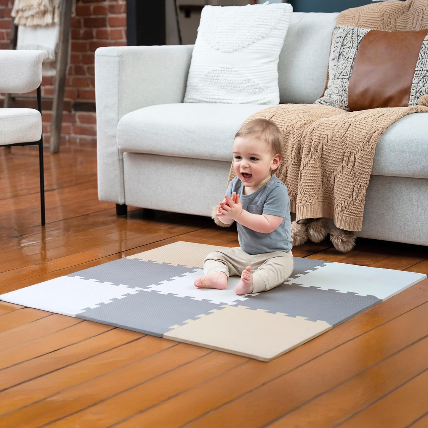 Interlocking Foam Play Mat Tiles for Babies and Kids