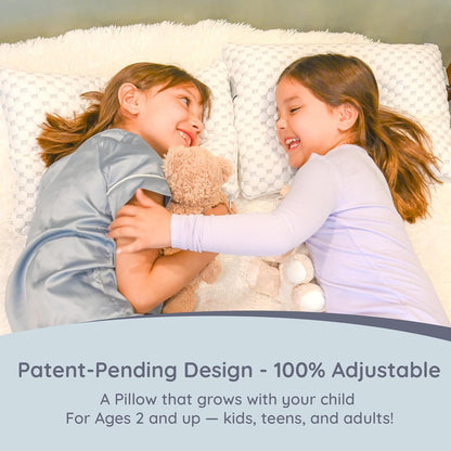 Adjustable Toddler Pillow for Ages 2–5