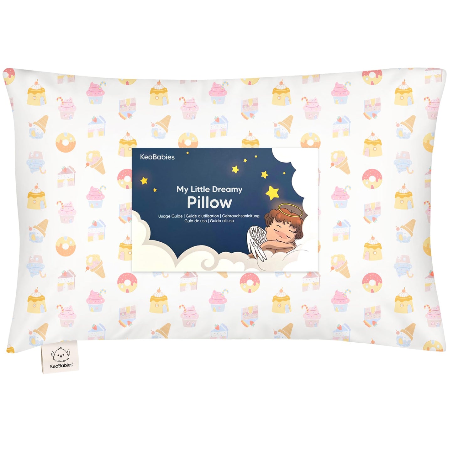 Organic Cotton Toddler Pillow with Pillowcase