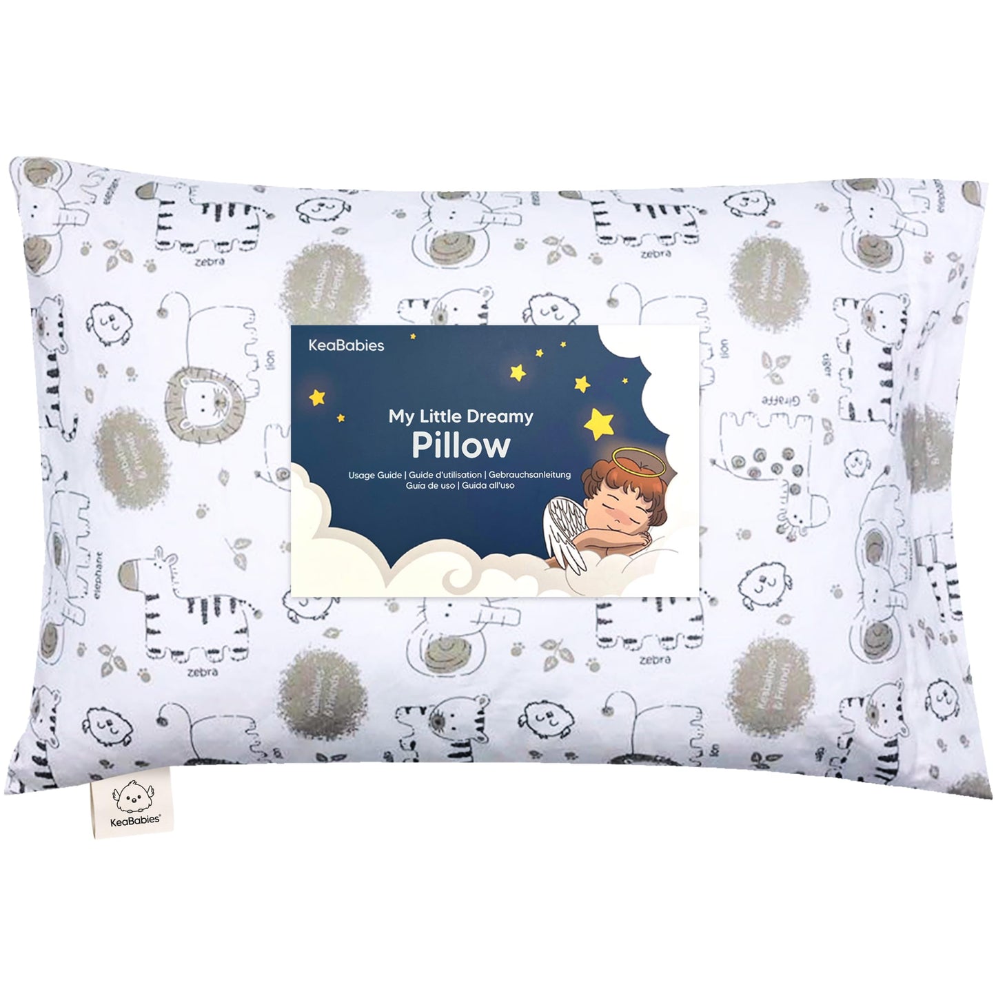 Organic Cotton Toddler Pillow with Pillowcase