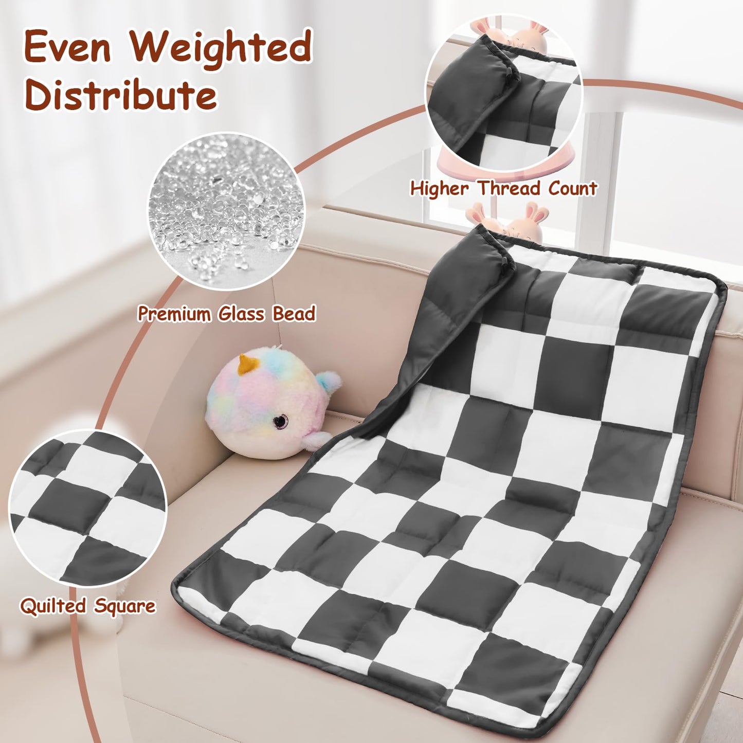 Breathable Cooling Weighted Blanket for All Seasons