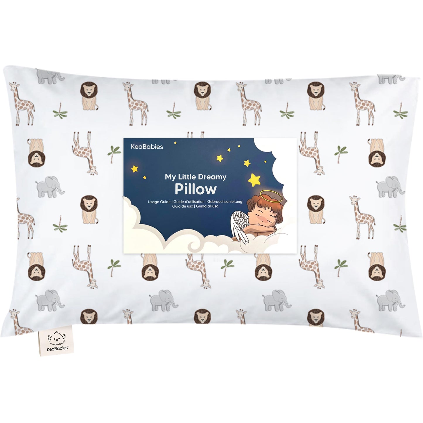 Organic Cotton Toddler Pillow with Pillowcase