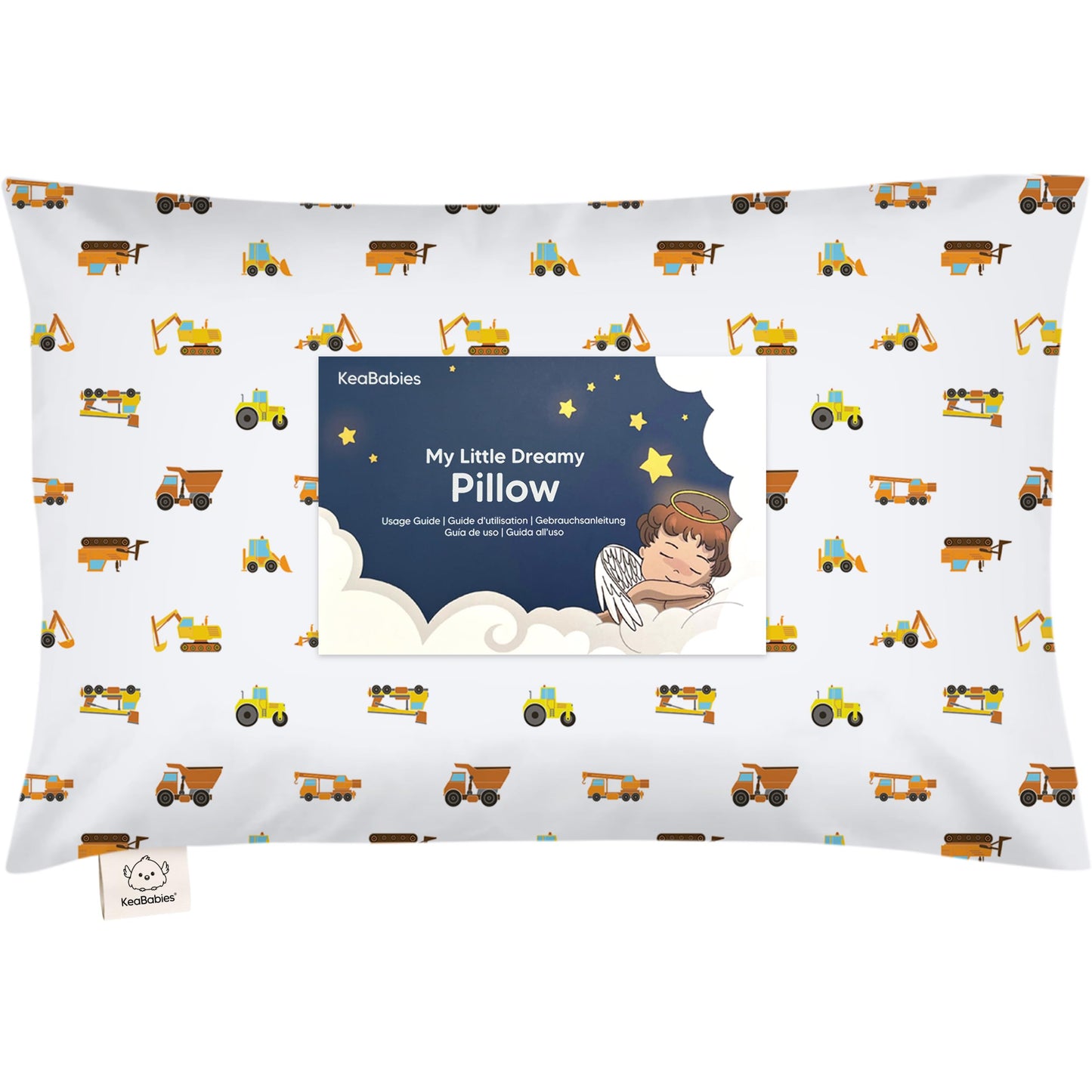 Organic Cotton Toddler Pillow with Pillowcase