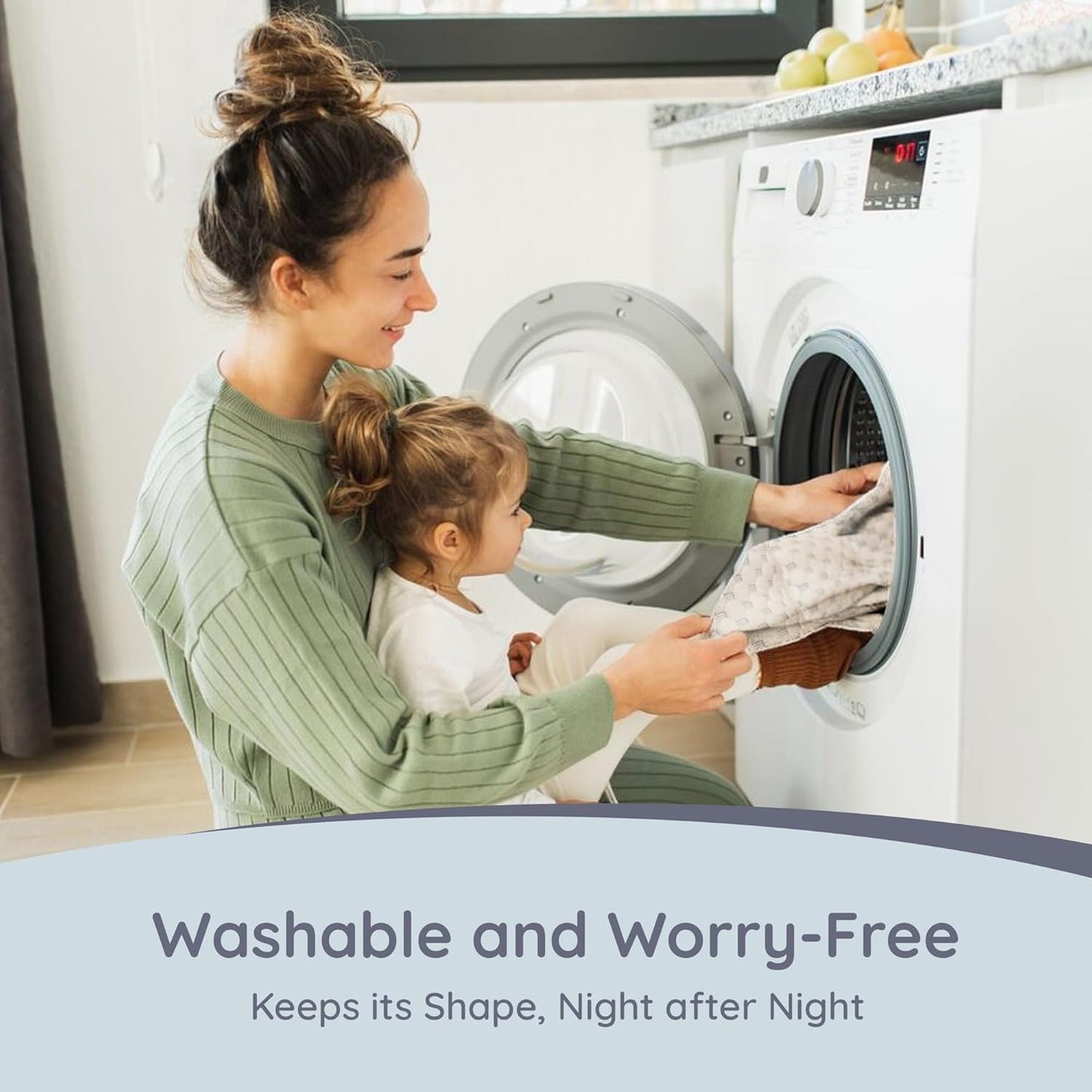 Adjustable Toddler Pillow for Ages 2–5
