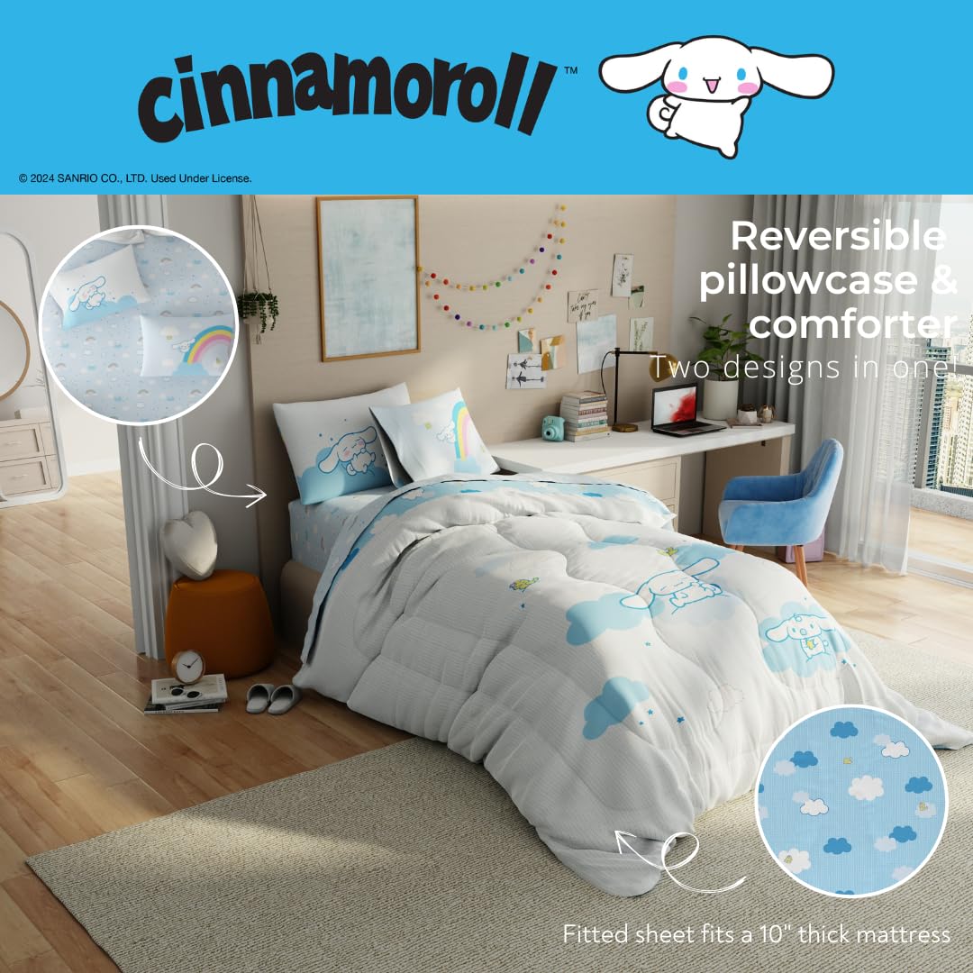 Franco Sanrio and Kawaii Comforter and Sheet Set