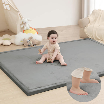 Extra Thick Memory Foam Baby Play Mat for Floor