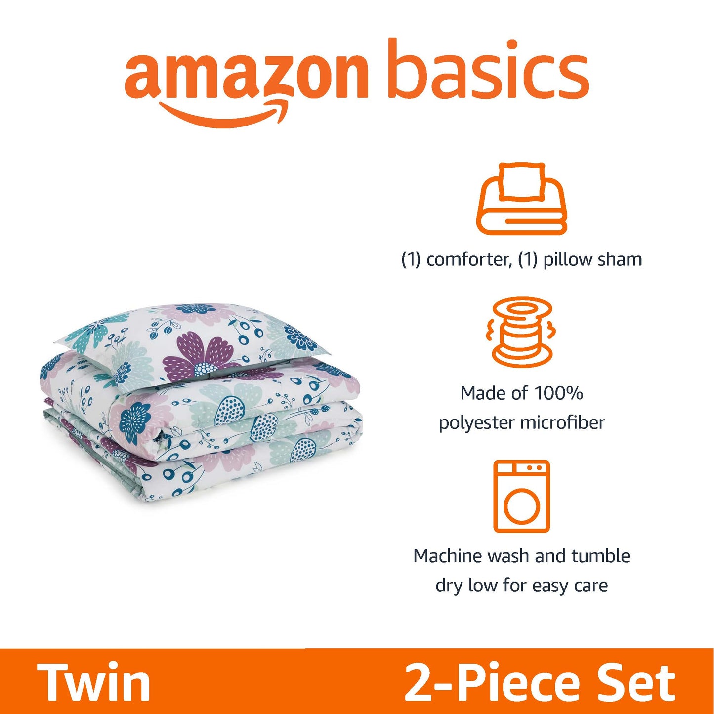 Microfiber Comforter and Pillow Sham Set