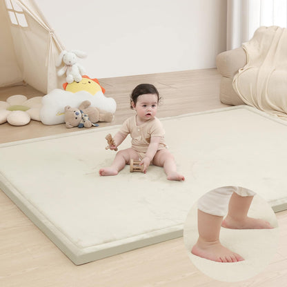 Extra Thick Memory Foam Baby Play Mat for Floor