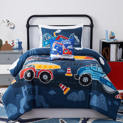 Glow-in-the-Dark Space Comforter Bedding Set