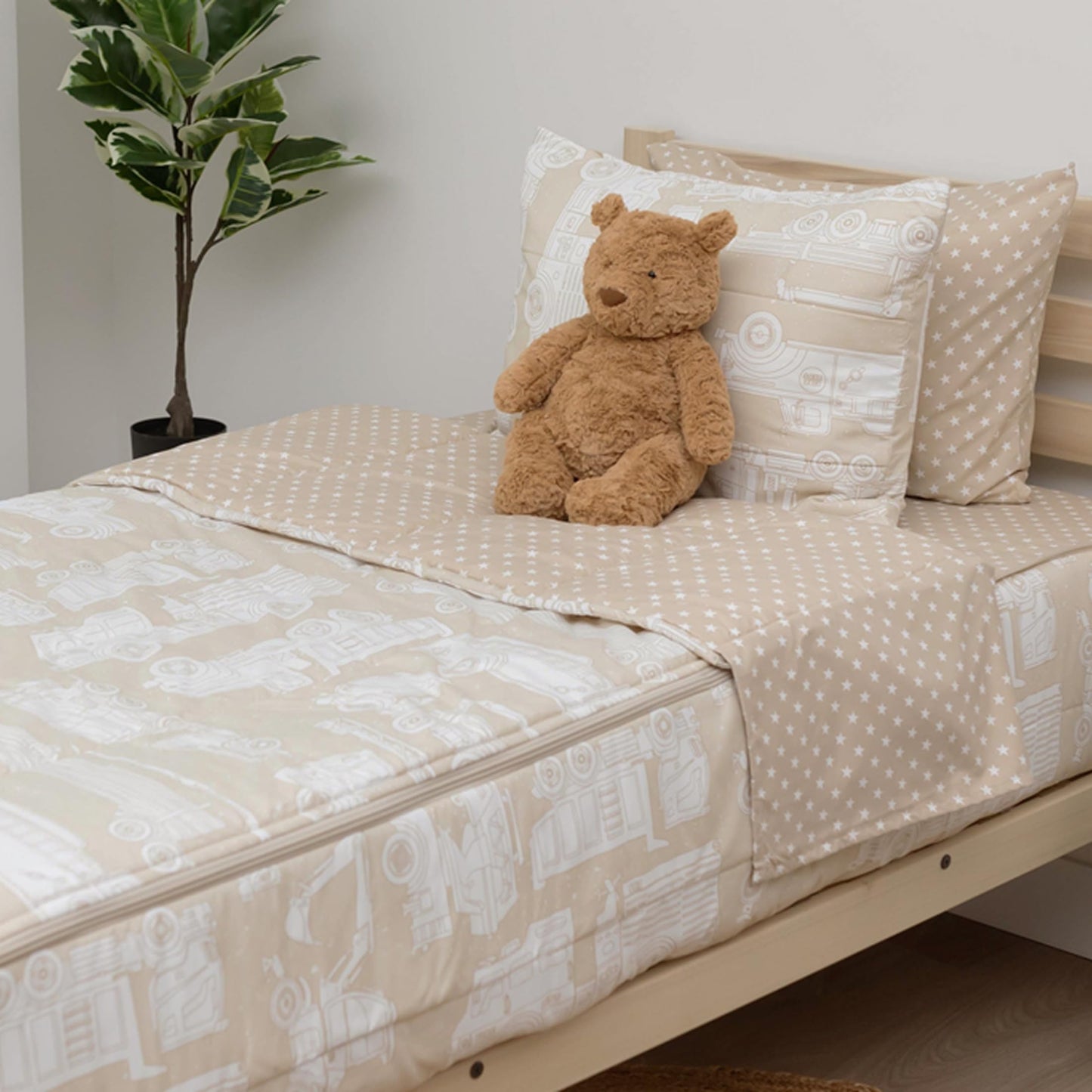 Kids Zipper Bedding Set with Comforter & Pillowcase