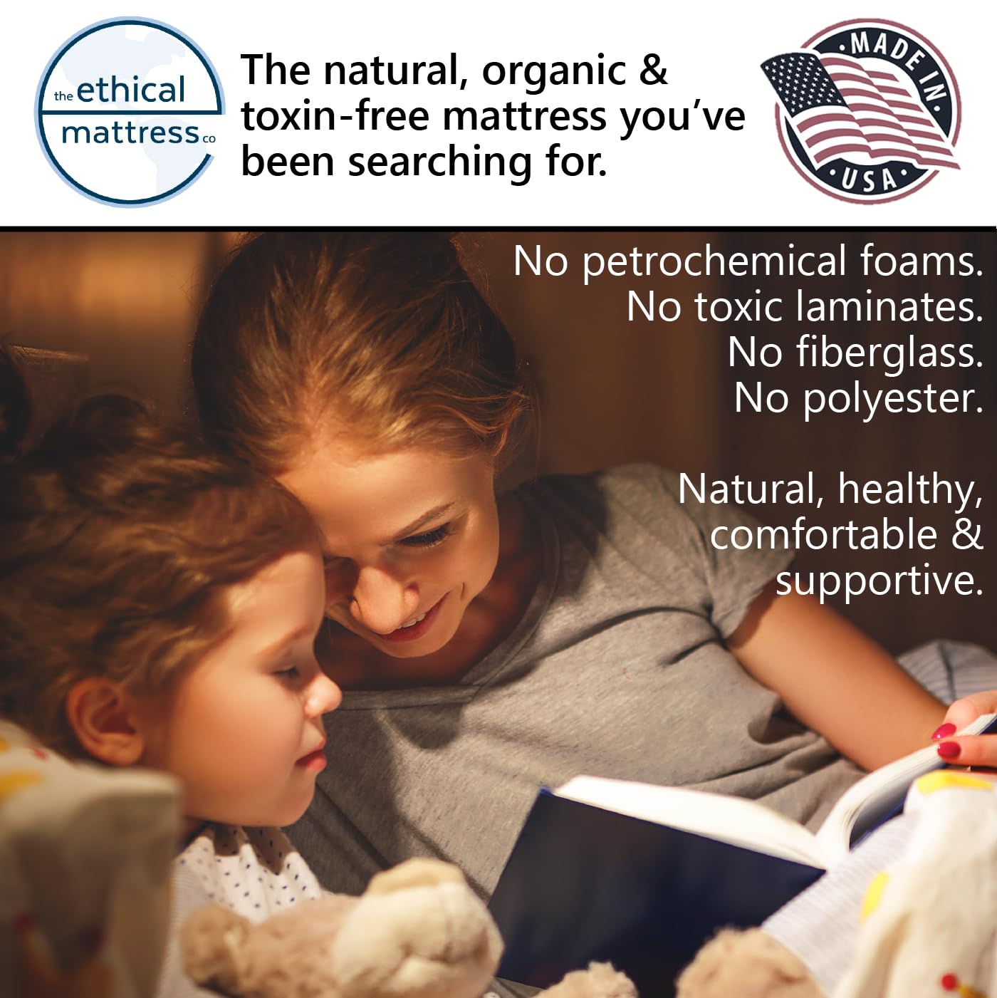 Organic Kids Mattress with Pocket Coil Support