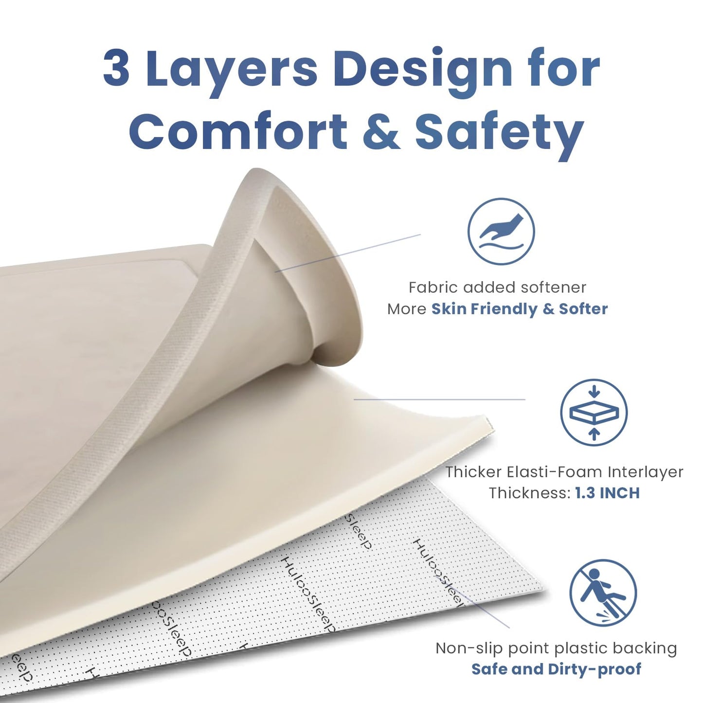 Extra Thick Memory Foam Baby Play Mat for Floor