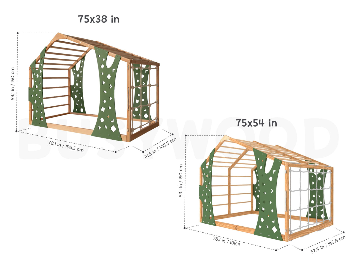 Montessori Floor Bed Frame with Safety Rails