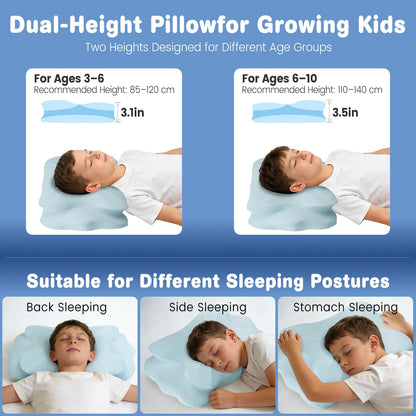 Kids Cervical Support Pillow for Toddlers