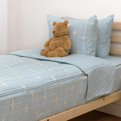 Kids Zipper Bedding Set with Comforter & Pillowcase
