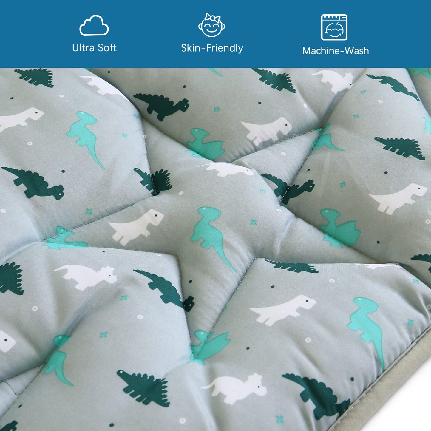 Thick Dinosaur Play Mat for Kids and Baby Playpens