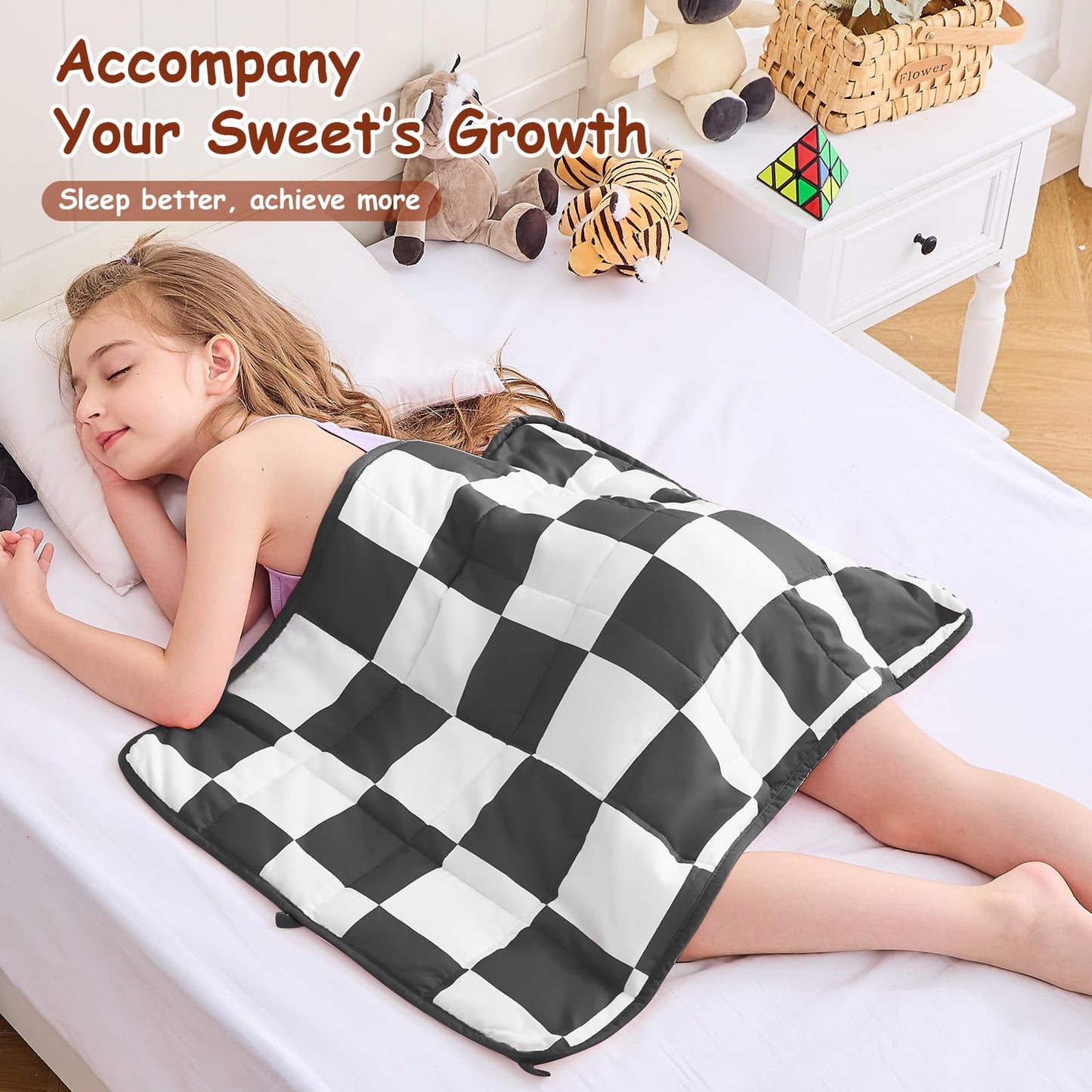 Breathable Cooling Weighted Blanket for All Seasons