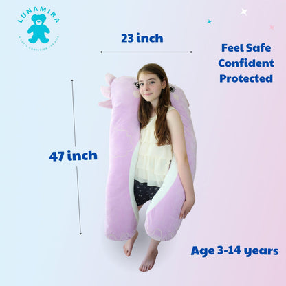 LUNAMIRA Kids Body Pillow for Children