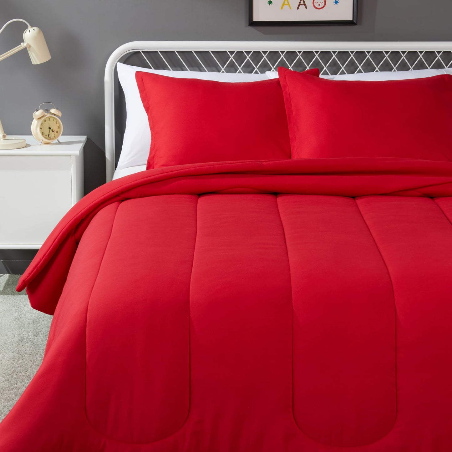 Microfiber Comforter and Pillow Sham Set