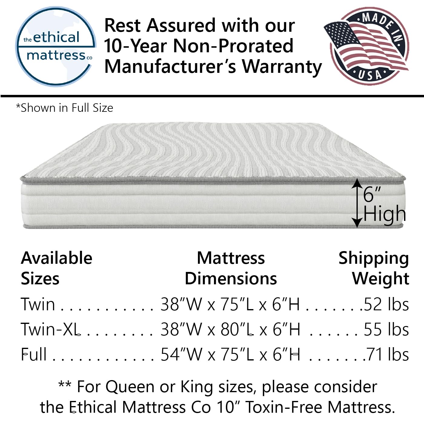 Organic Kids Mattress with Pocket Coil Support
