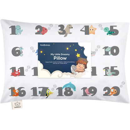 Organic Cotton Toddler Pillow with Pillowcase